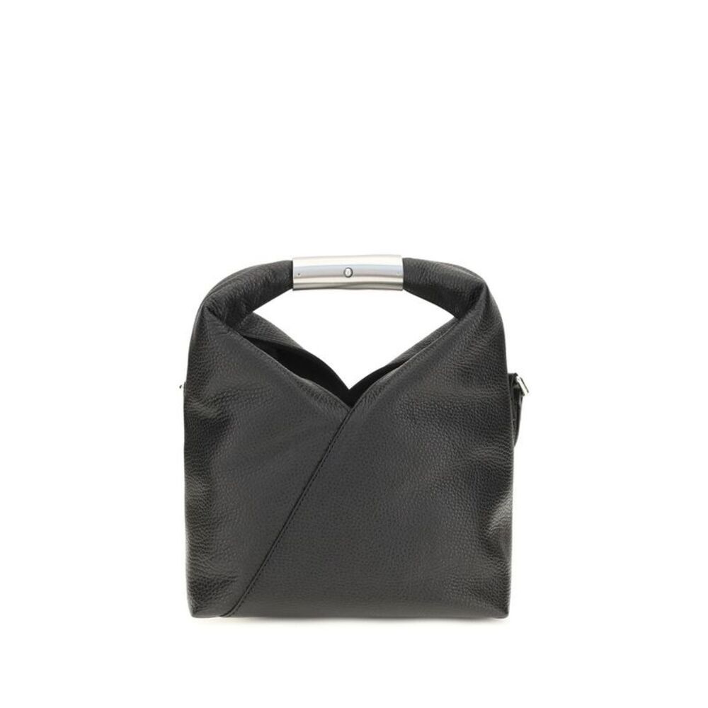 MM6 Black Calf Leather Bos Taurus Women's Handbag